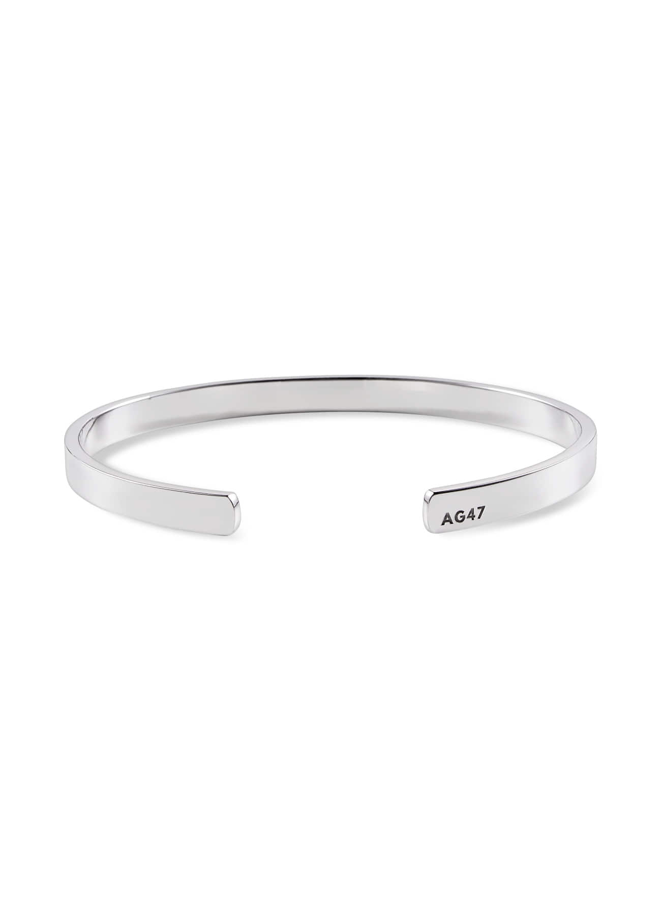 surface 5mm bracelet silver polish